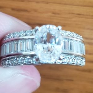 QVC Diamonique ring